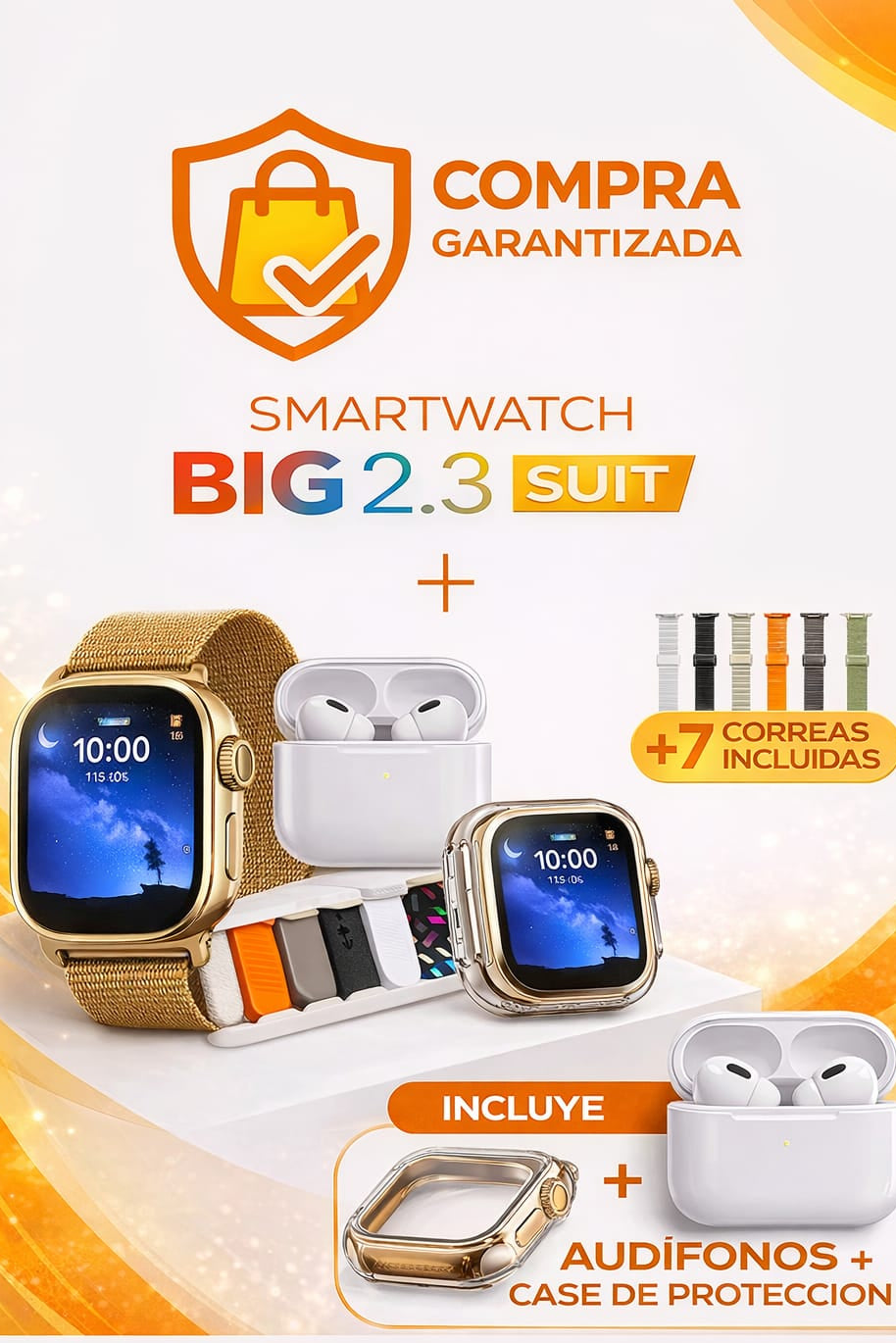 Combo Reloj Apple Big 2.3